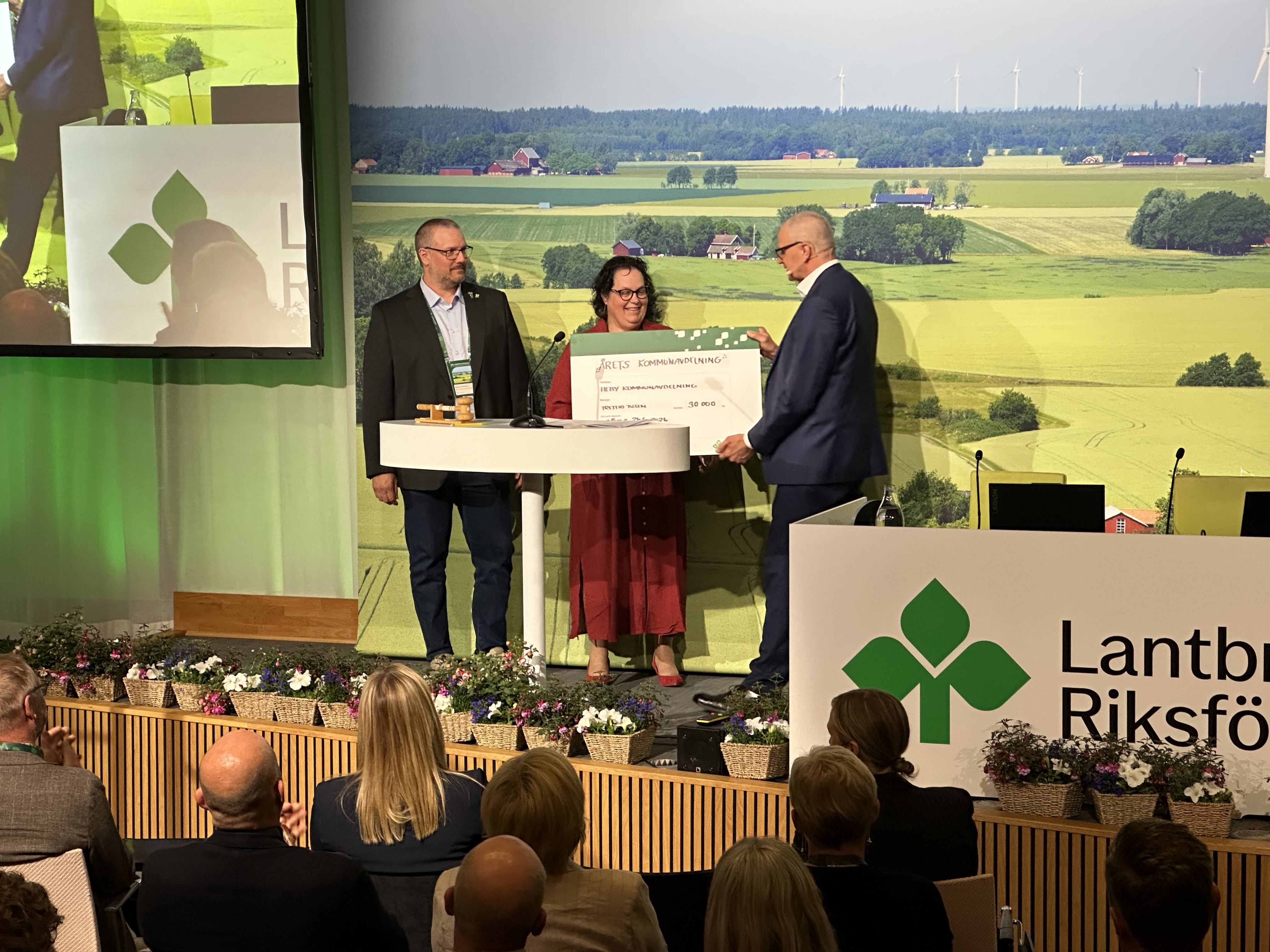 LRF Heby Årets kommunavdelning 2026 Gun Ekman Mikael Alriksson