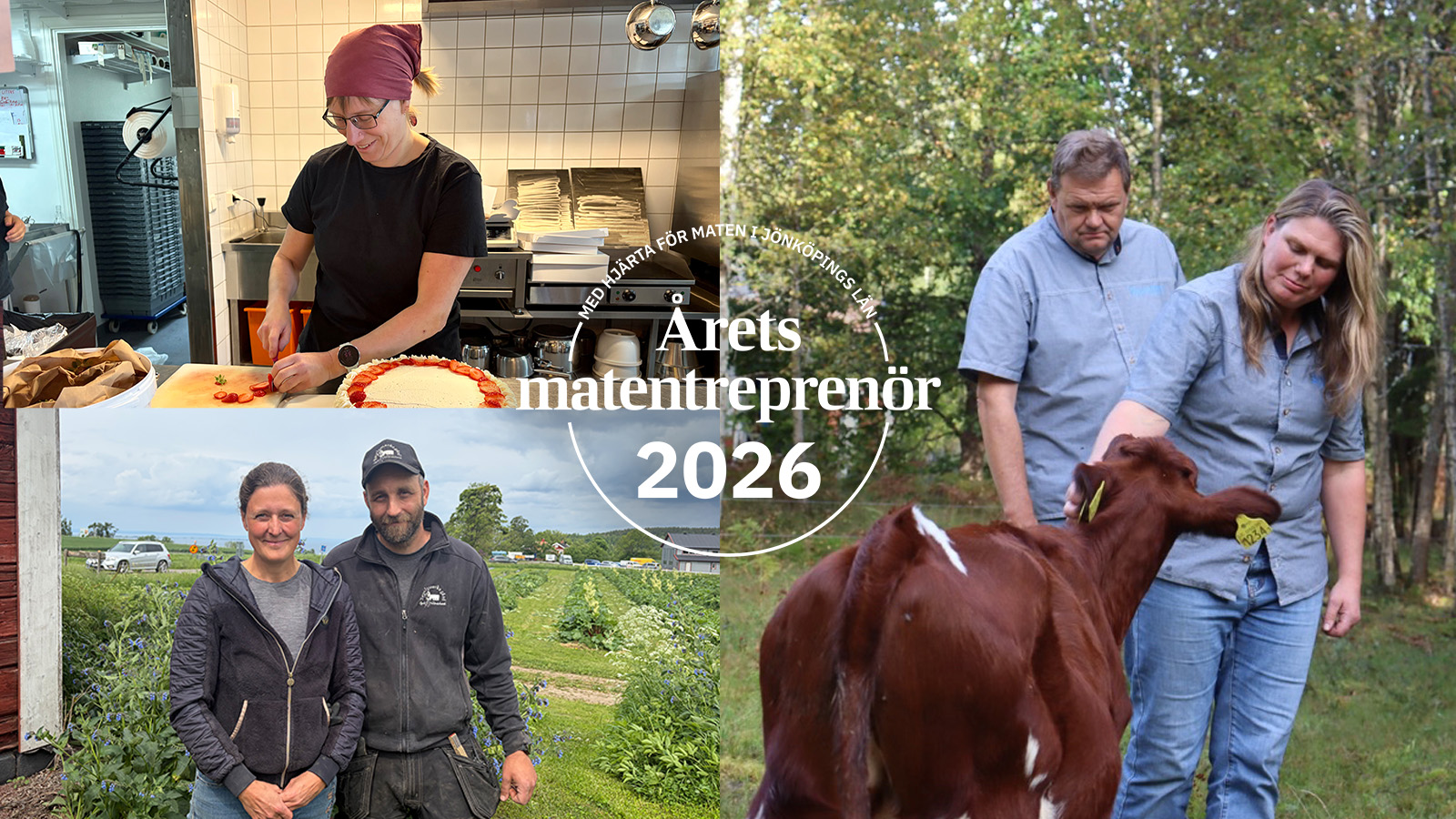 Nominerade till Årets matentreprenör 2026 i Jönköpings län