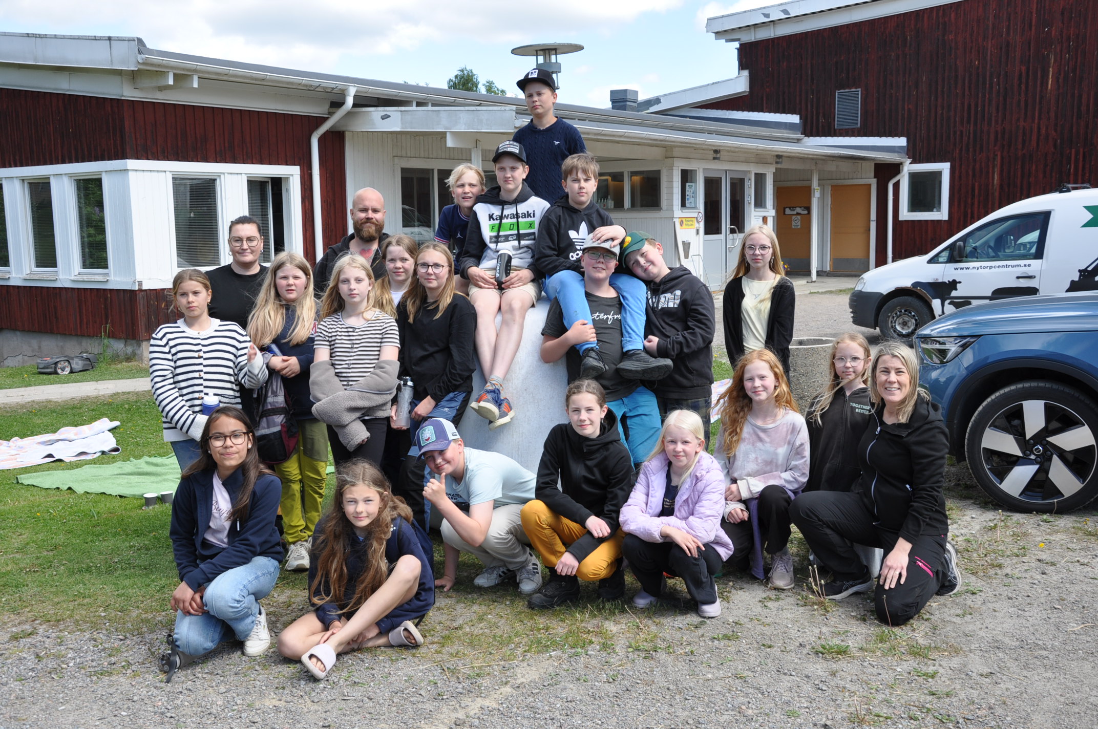 gårdsbesök, Växsjö Byskola Bollnäs, Nytorp Centrum