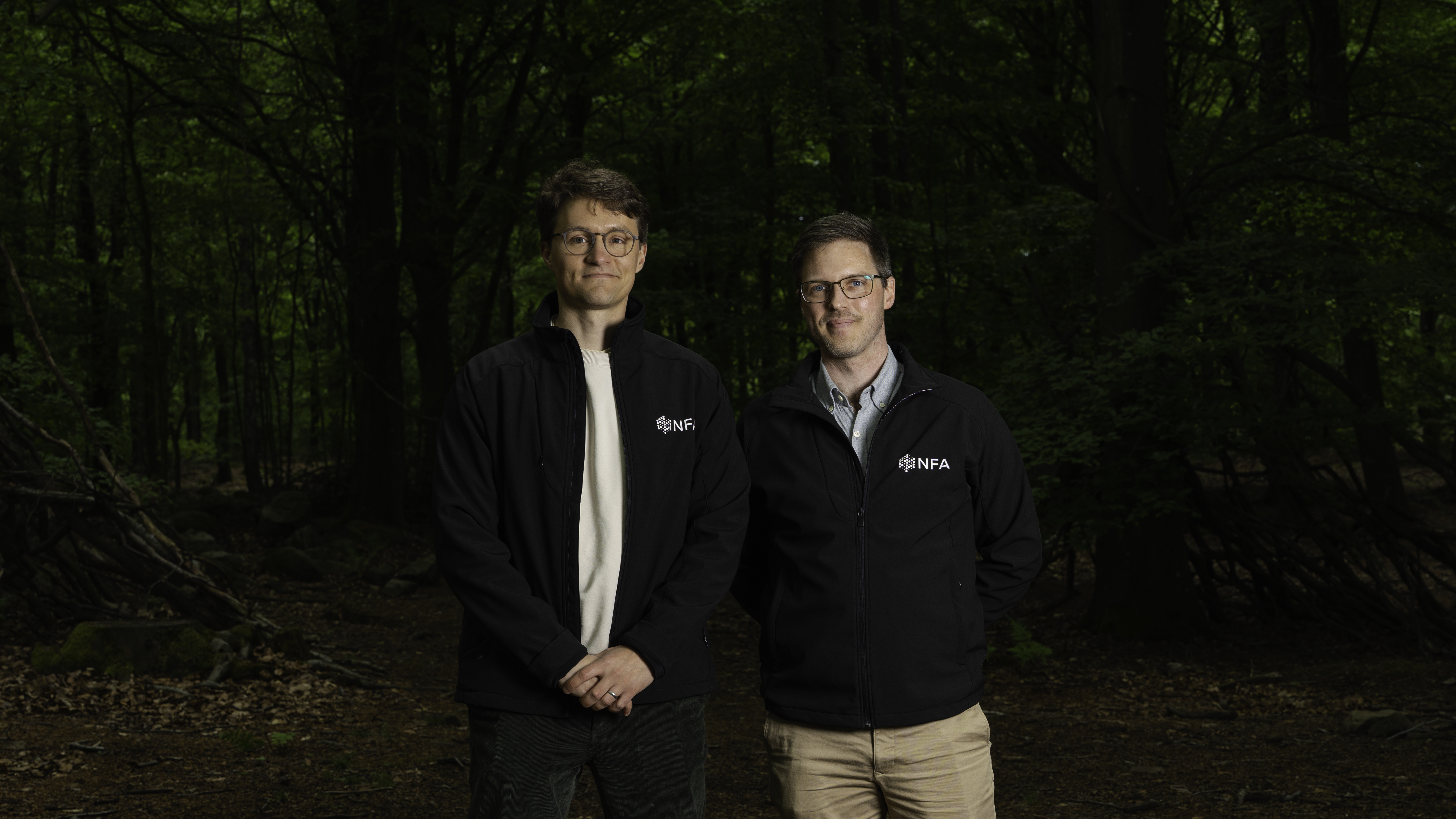 Lars Svensson och David Gillsjö, grundare NFA, som LRF Ventures investerat i.