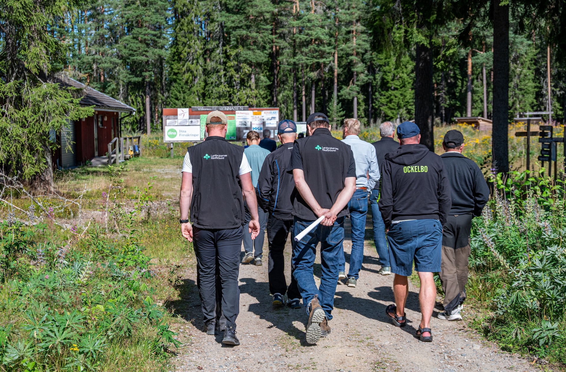 Politikerträff i Rönnåsen, Ockelbo