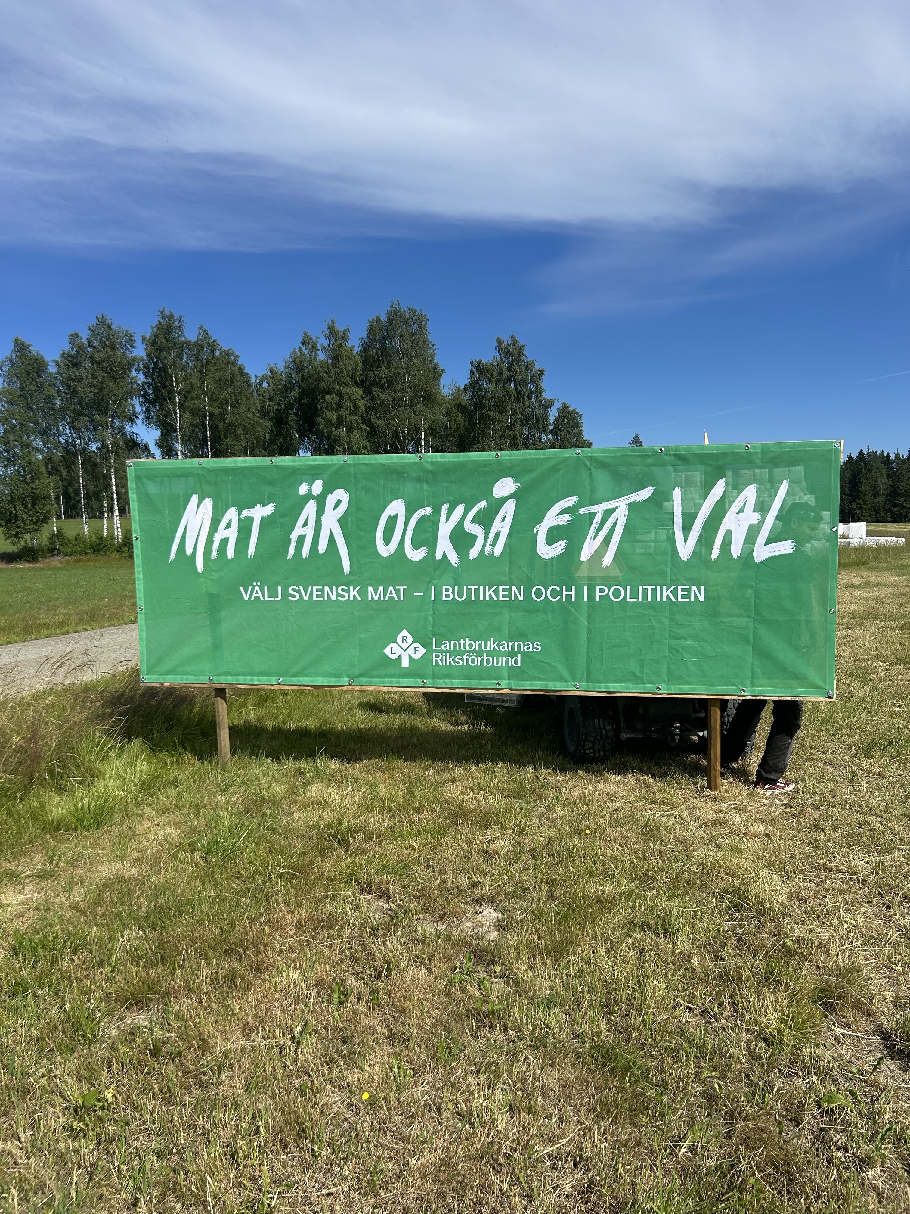 Valbudskap, Maten är också ett val.