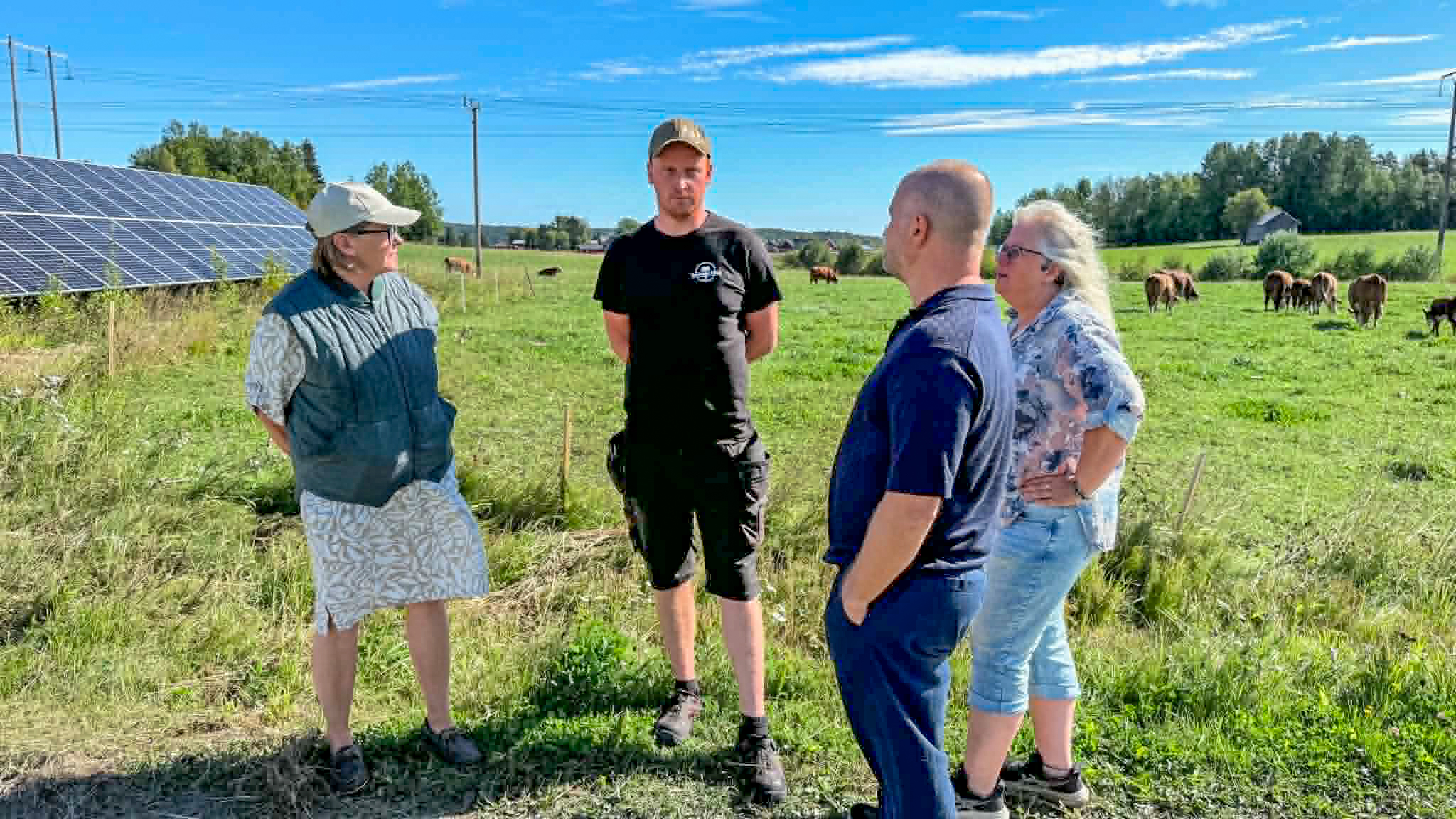 Politiker på gårdsbesök i Nordanstig