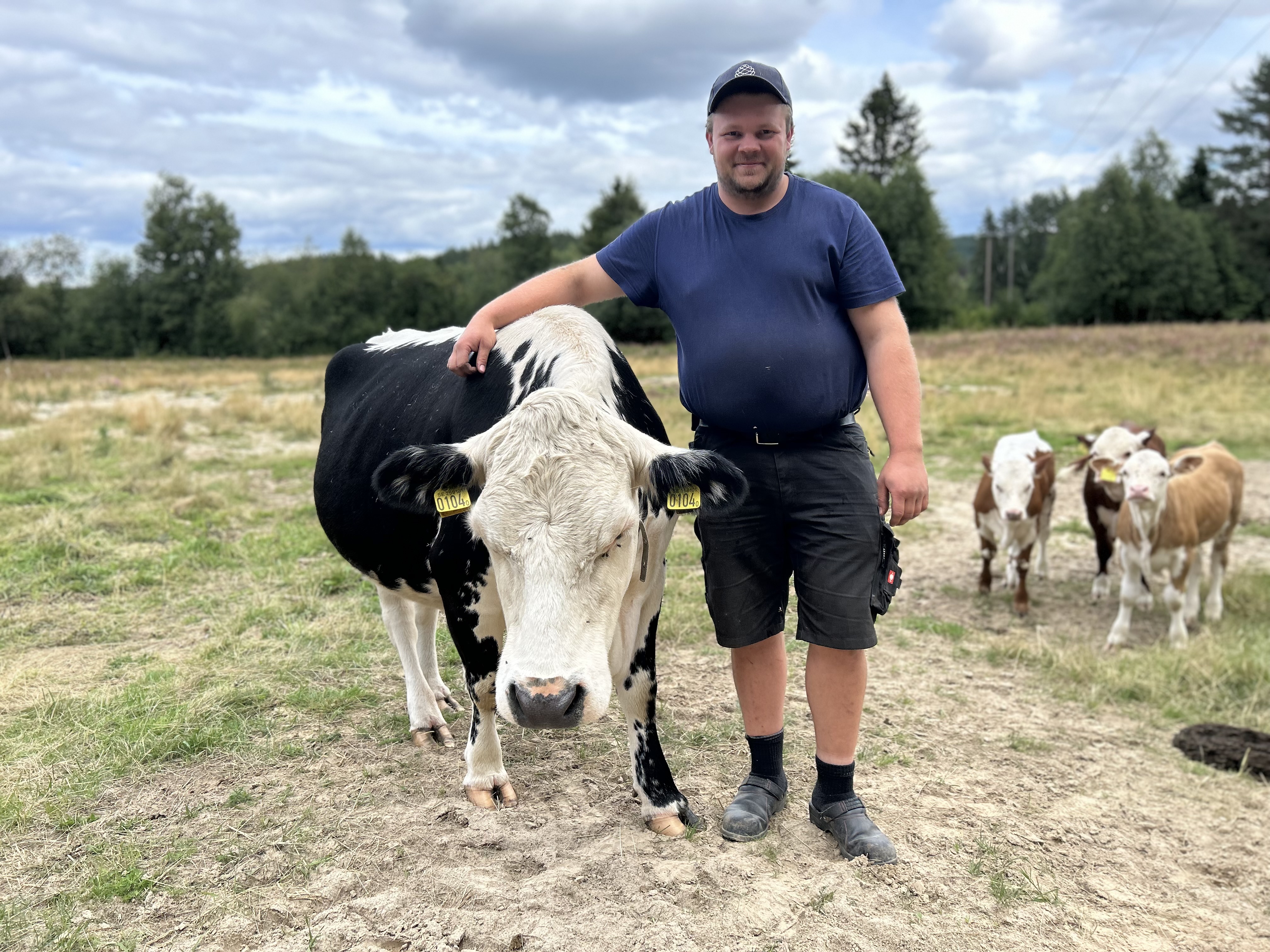 Andreas Svensson, Ambjörby med några av sina djur