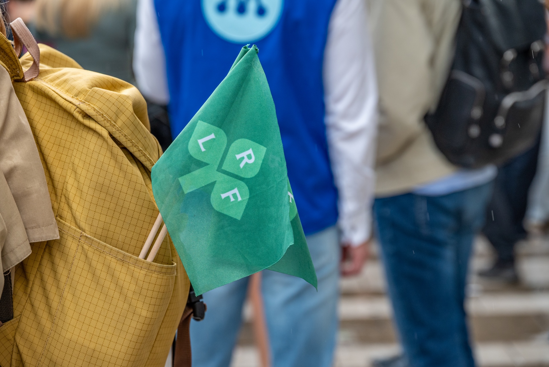 LRF delade ut Sveriges bästa matkasse vid valstugo