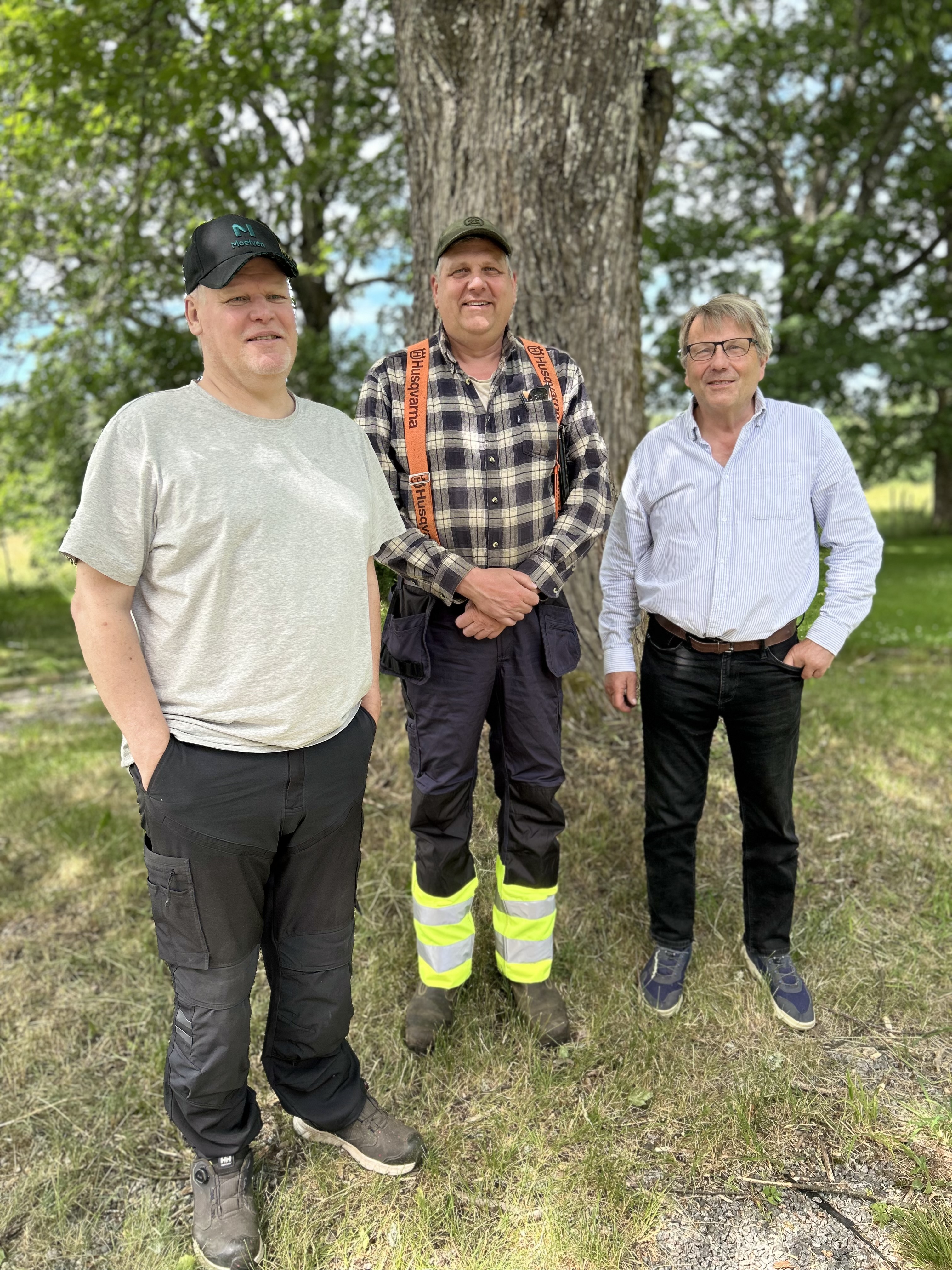 Henrik Torstensson, Erik Sandberg och Per Jonsson,