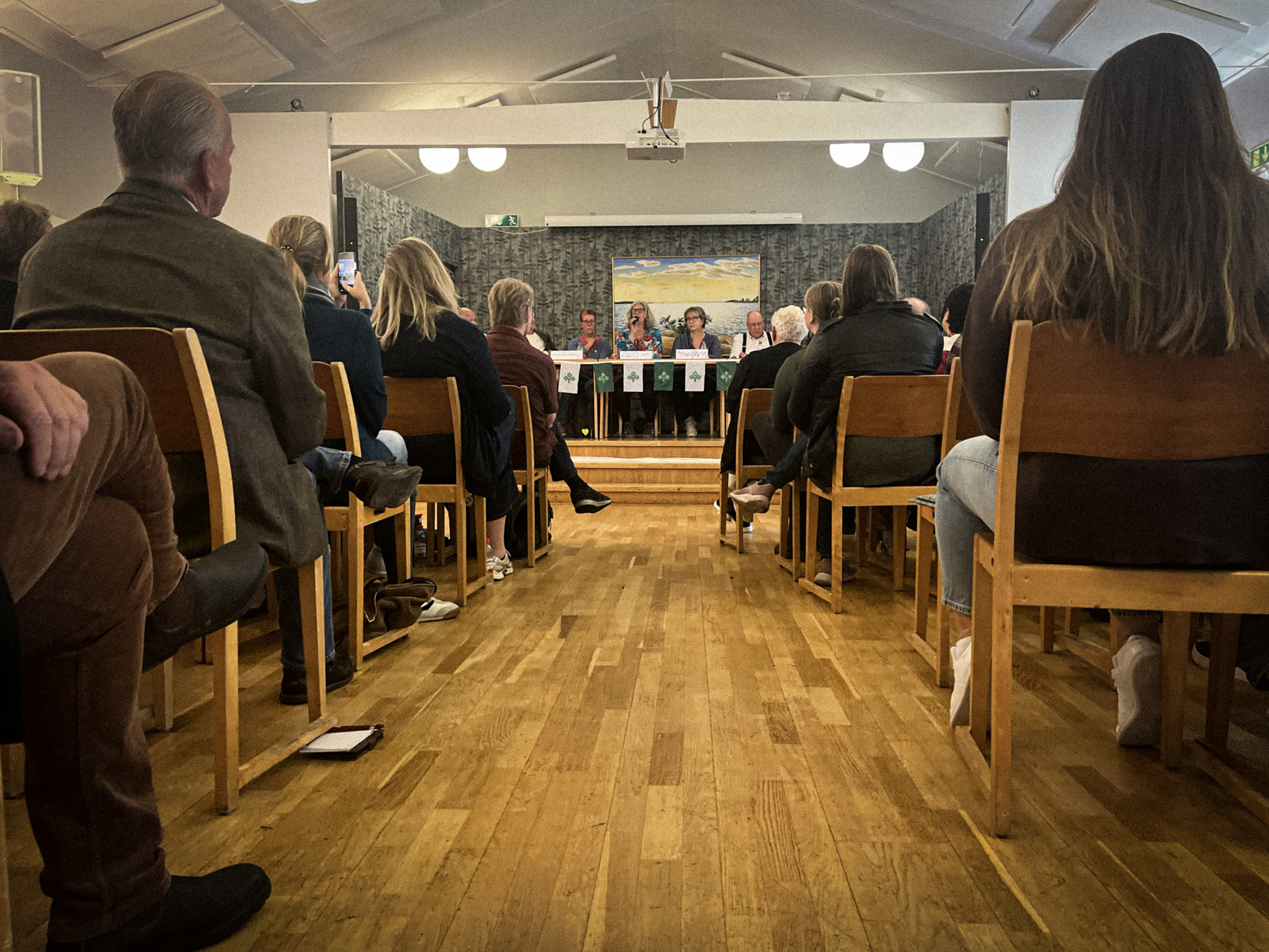 politisk debatt i Ölserud,. Säffle