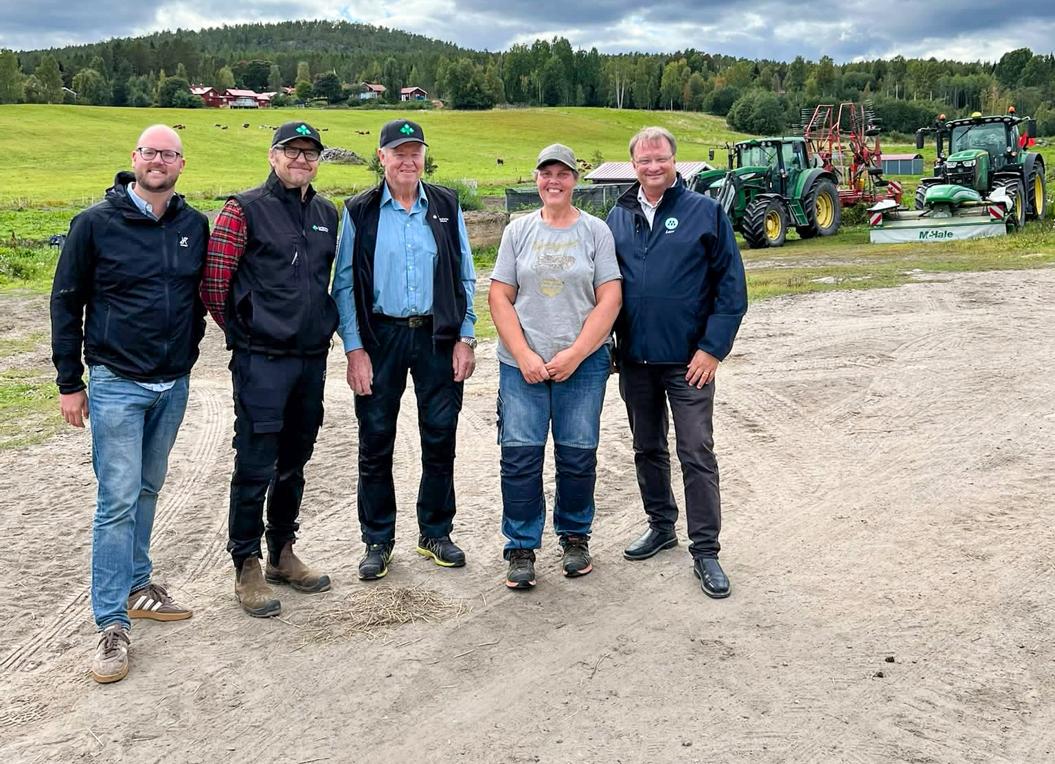 politikerträff utanför Hudiksvall