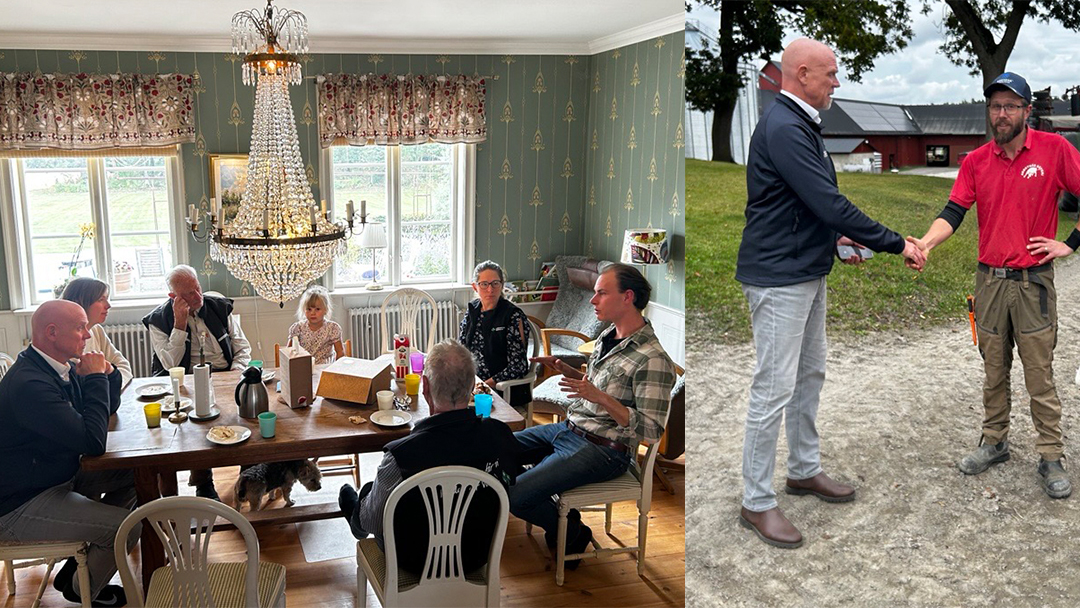 Landshövding på gårdsbesök