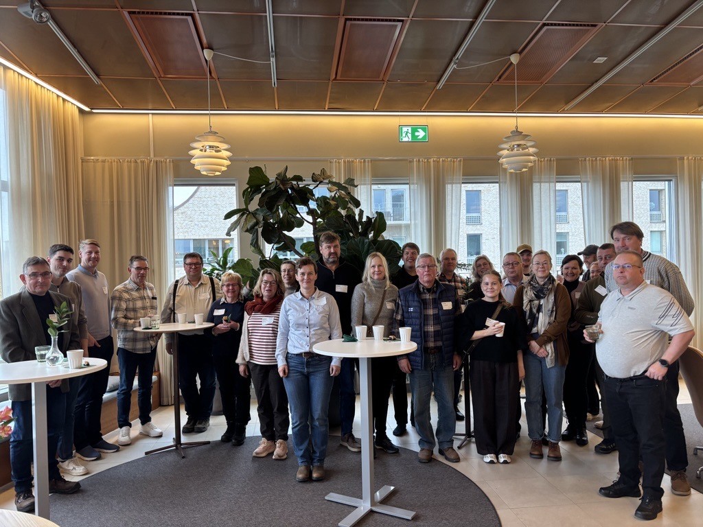 Gruppbild på LRF-kontoret i Stockholm.